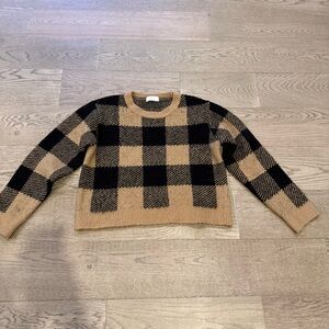 Oak + Fort check sweater